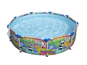 Басейн каркасний круглий Steel Pro. Bestway 5612F