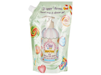 Мило рідке дитяче ШИК KIDS HAPPY SWEETS дойпак 500мл