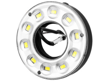 Фонарь для кемпинга BL-981-10SMD петля для подвеса, карабин, 3хААА