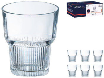 Набор стаканов Arcoroc Starline, 270мл (цена за набор 6шт) 207098533001