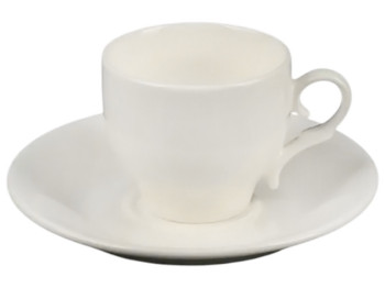 Чашка з блюдцем Extra white, 90мл