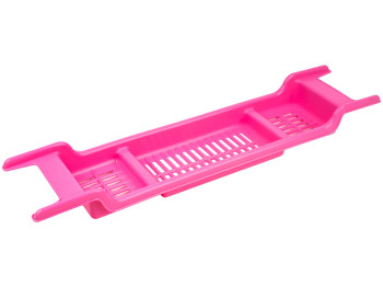 Мыльница поперечная на ванну (цвет розовый) Консенсус