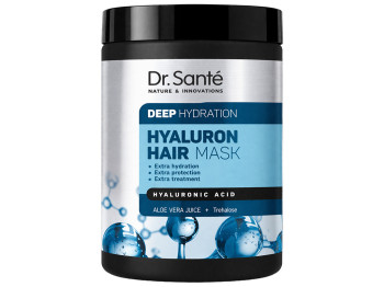 Маска для волосся Dr.Sante Hyaluron Hair Deep, з гіалуроновою кислотою та комплексом кислот, 1л