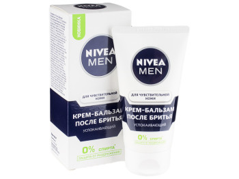 Крем-бальзам после бритья Nivea men Успокаивающий для чувствительной кожи 75мл