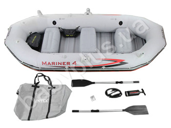 Лодка надувная MARINER-4. Intex  68376