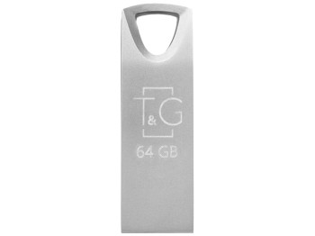 USB флеш-накопичувач T&G 64gb Metal 117 Колір Сталевий
