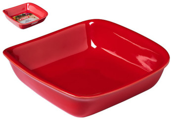 Форма Pyrex Supreme red, 24х24см, керамическая, квадратная, 3426470277471