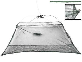 Малявочница Sams Fish складная, металлические прутья, сетка  75х75см