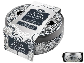 Свічка ароматизована Tesori d’Oriente Muschio Bianco, 200г