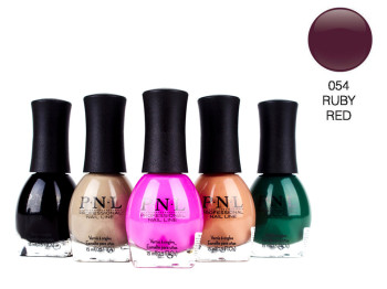 Лак для ногтей P.N.L №054 RUBY RED 15мл