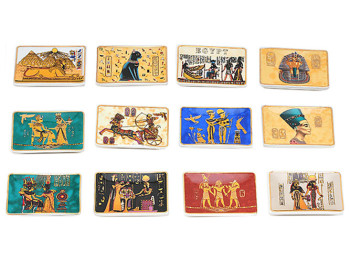Магнит фарфоровый Египет, 5см, 12 дизайнов