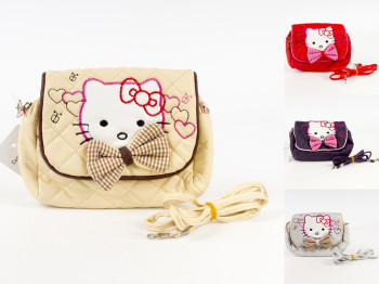 Сумка Hello Kitty шкірзамінник, горизонтальна, забарвлення асорті