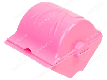 Бумагодержатель R plastic Бантик, розовый, 07007