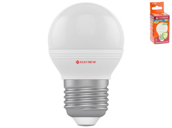 Лампа світлодіодна куля Electrum Led A-LB-1864 G45 7W цоколь-Е27-стандарт, теплий білий світ