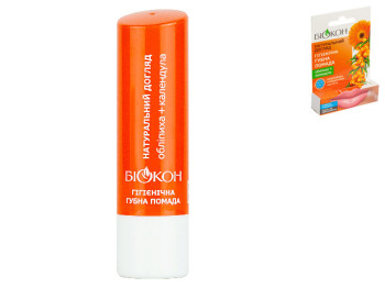 Гігієнічна губна помада Біокон Натуральний Догляд обліпиха+календула 4,6г