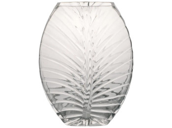 Ваза Viva Leaf, стекло, 25×18см, цвет прозрачный