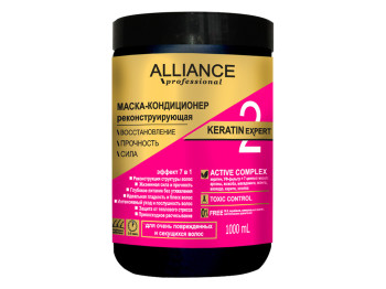 Маска-кондиционер Alliance professional "Keratin expert" реконстр. 7в1 для очень поврежд. волос 1л