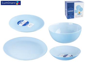 Обеденный набор Luminarc "Diwali light blue" (цена за набор 19 предметов) 37042
