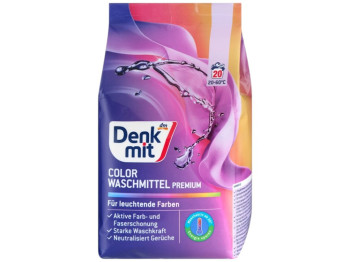 Порошок для прання Denkmit Color-Waschmittel Premium, для кольорової білизни, 20 циклів, 1,35 кг