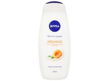 Гель-догляд для душу Nivea "Крем і абрикос" зволожуючий 500мл