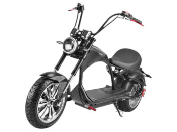 Электроскутер Rooder Chopper, 3000Вт, 60В/20Ач, li-ion, дисковые гидравлические тормоза, цвет черный