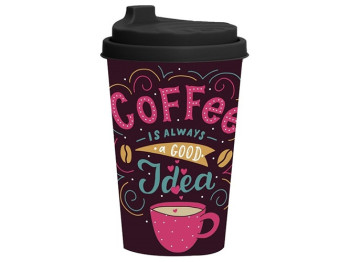 Чашка Herevin Cup-Coffee Idea, 340мл, 8699038092952