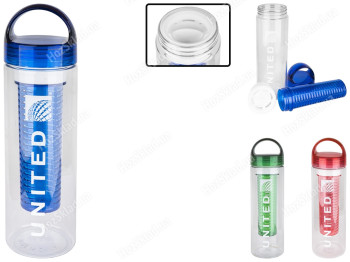 Бутылка-поилка спортивная с фильтром Organic 7х7х25см 750мл
