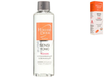 Тоник для лица Hirudo Derm Sensi Tonic успокаивающий, освежающий 180мл