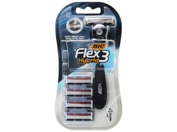 Станок для бритья Bic "Flex 3 Hybrid" 3 лезвия (цена за набор)