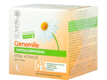 Крем для обличчя Dr.Sante "Camomile allergy STOP" нічний 50мл