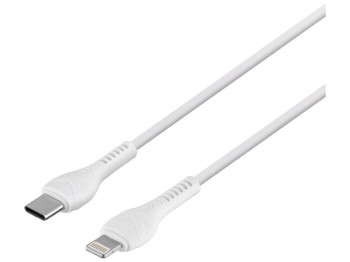 Сетевое зарядное устройство Hoco N10 PD 20W Type-C to Lightning 3A Цвет Белый