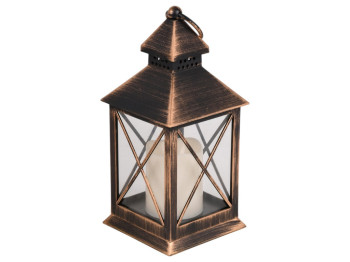 Лампа-фонарь с подсветкой, пластик, 24см