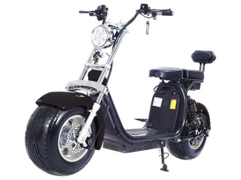 Электроскутер Citycoco Long 1500W, 60V12Ah, Black