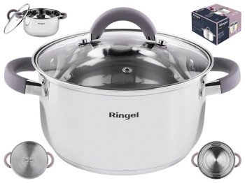 Кастрюля Ringel Meyer, 22см, 4,2л, с крышкой, 6900064793624