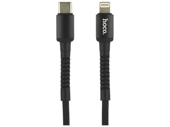 Кабель USB Hoco X71 Especial Type-C to Lightning PD 20W 3A Колір Чорний