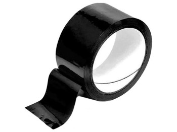 Скотч упаковочный, черный, 200м