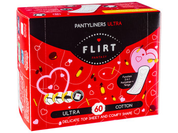 Прокладки Fantasy Flirt "Ultra cotton" ежедневные в индив. уп (цена за уп. 60шт) WKL17Q