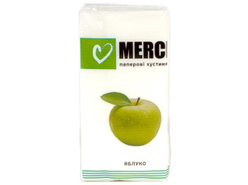 Платки носовые "Merci" "Яблоко" двухслойные 8шт