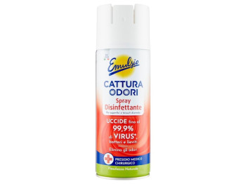 Спрей, що дезінфікує Emulsio Cattura Odori Natural Freshness універсальний, аромат свіжості, 350мл