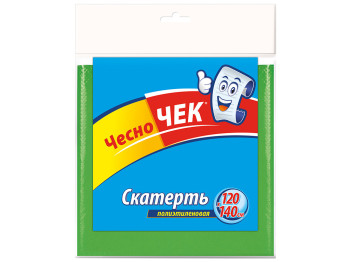 Скатерть полиэтиленовая ЧесноЧЕК (размеры 120x140см)