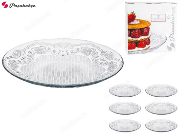 Тарелка десертная Pasabahce Lacy D15,9см (цена за набор 6шт)