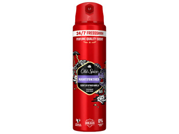 Дезодорант аэрозольный Old Spice Night Panther, до 48 часов, аромат цитрусовых с ванилью, 150мл