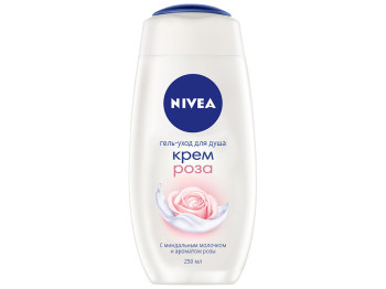 Гель-догляд для душу Nivea "Крем Троянда" 250мл