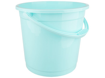 Ведро R-plastic цветное без крышки, 15л, мята, 01509 