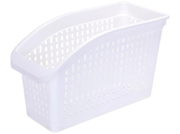 Органайзер для холодильника Violet House, поліпропілен, 12х29х16см, колір білий