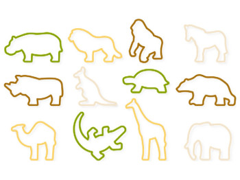 Формочки ZOO DELICIA KIDS (ціна за набір 12шт) 44445