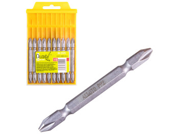 Набор бит магнитных двухстор. для шуруповерта Alloid, PH2 75мм, S2, SB-22075 (цена за набор 10шт)