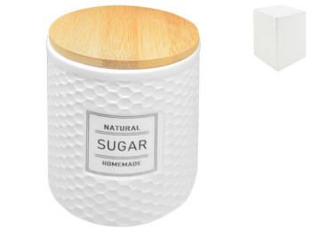 Банка для сахара Monogram, 700мл, 11x11x13см