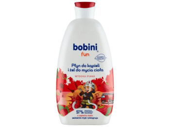 Гель-пена для ванны Bobini Fun с ароматом малины, 500мл