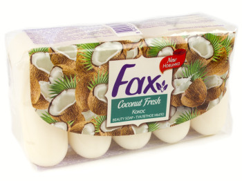 Мыло Fax "Кокос" 70гр (цена за набор 5 кусков)